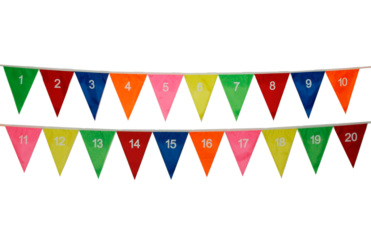 String Pennant Banners: Triangle Flags